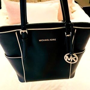 Michael Kors handbag with chrome details